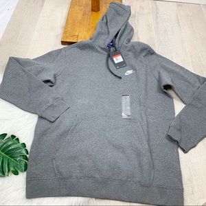 Nike Shirts - Nike Gray Long Sleeve Hooded Pullover Sweatshirt G Nike Shirts - Nike Gray Long Sleeve Hooded Pullover Sweatshirt G